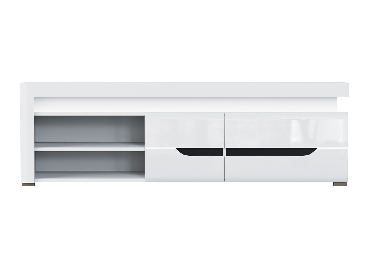 TV-alus Revelmi 101 (Läikiv valge + Valge)