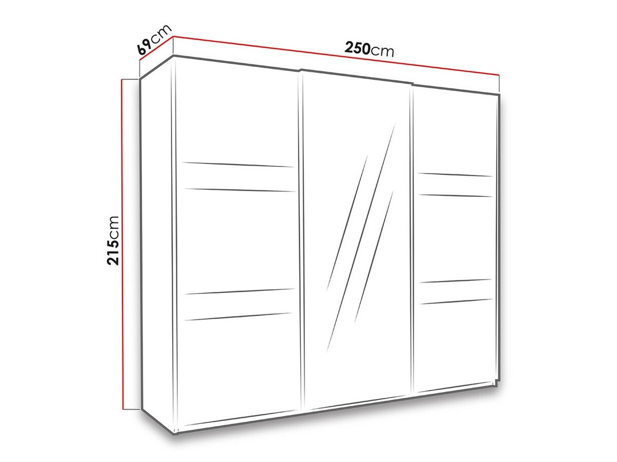 Riidekapp Fivelbo 110 (Monastery tamm + Läikiv must)