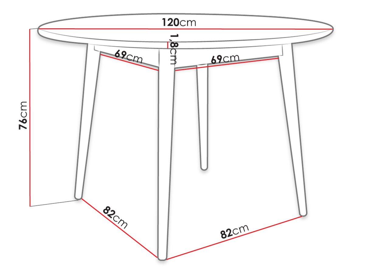Söögitoakomplekt Racine 134 (Must)