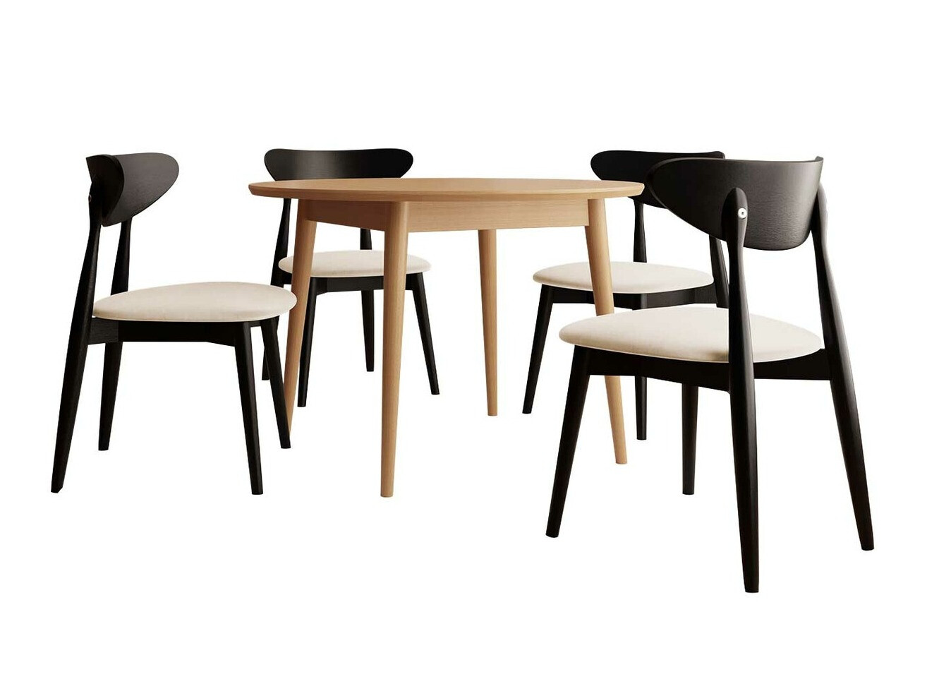 Söögitoakomplekt Racine 134 (Pruun)