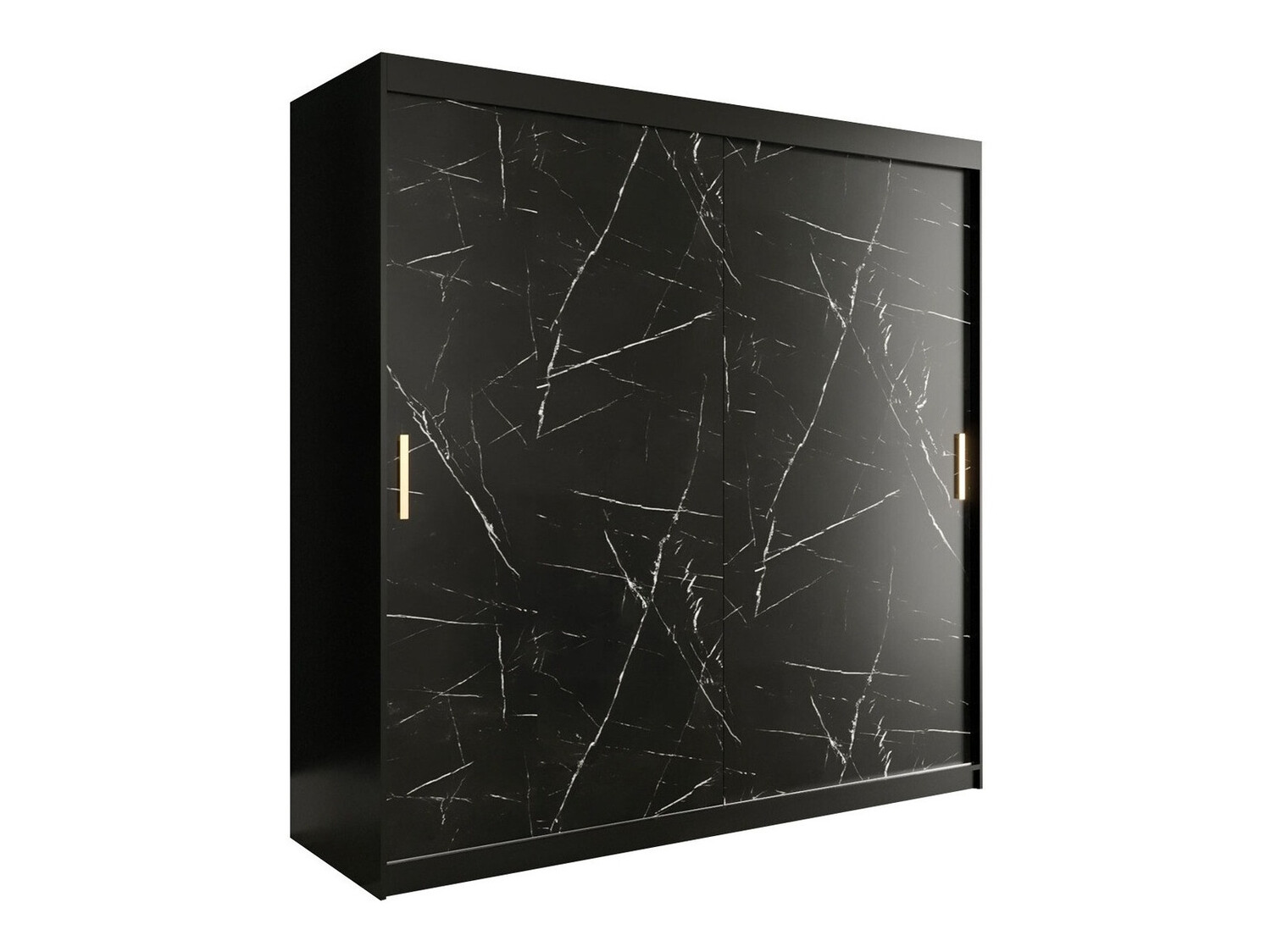 Riidekapp Hartford 250 (Matt must + Must marmor)