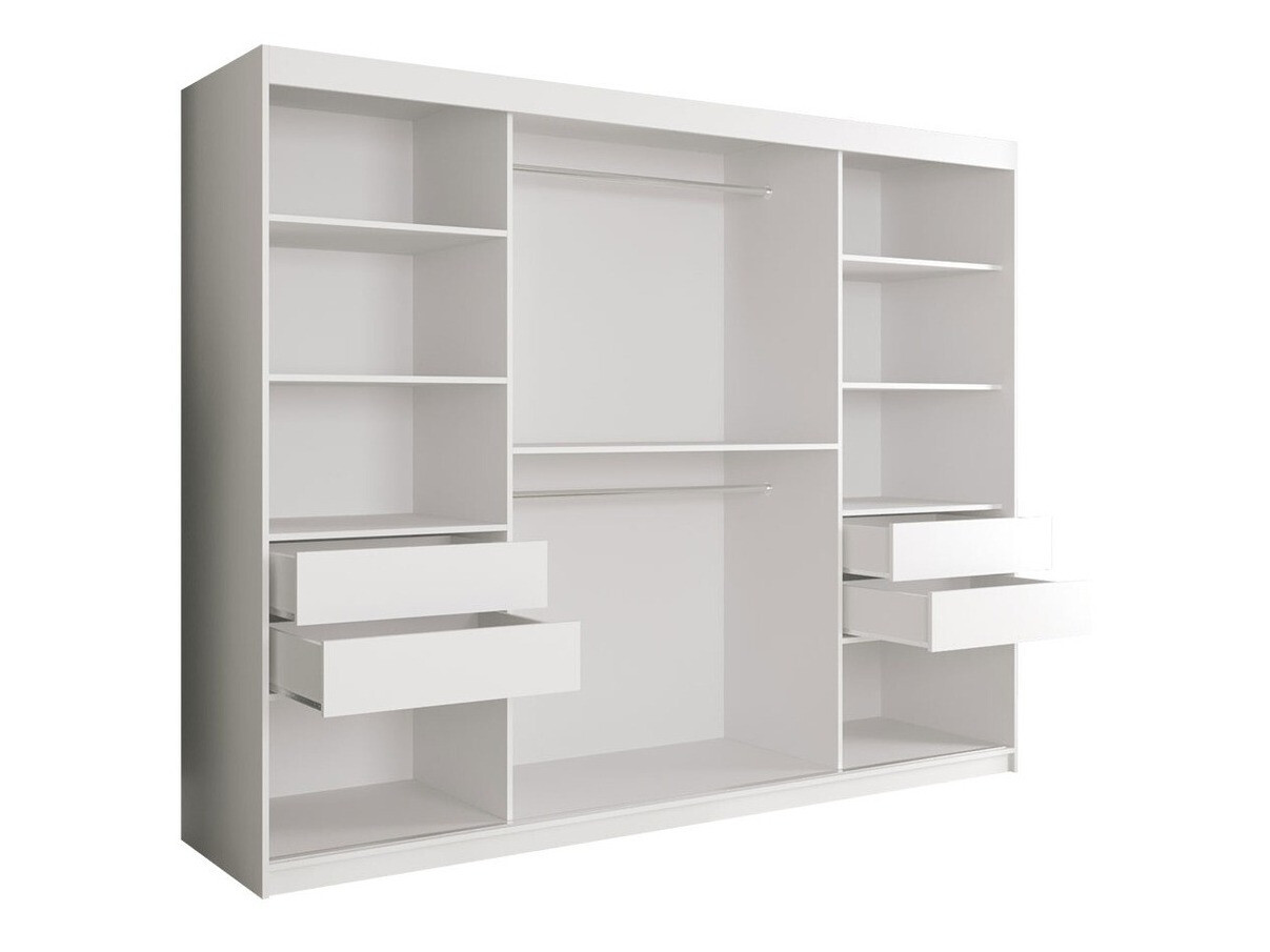 Riidekapp Hartford 263 (Matt must + Must marmor)