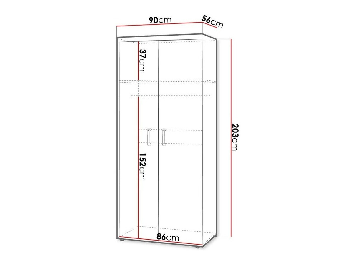 Riidekapp Cormiru 111 (Ploom + Grafiit)