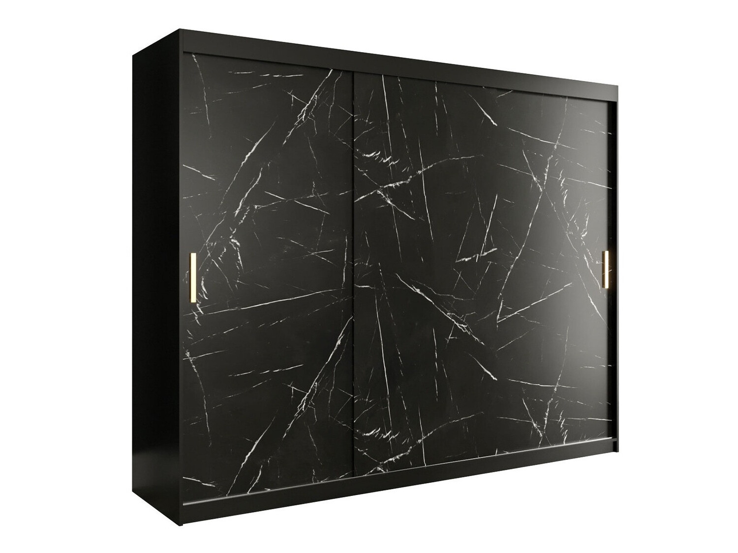 Riidekapp Hartford 251 (Matt must + Must marmor)