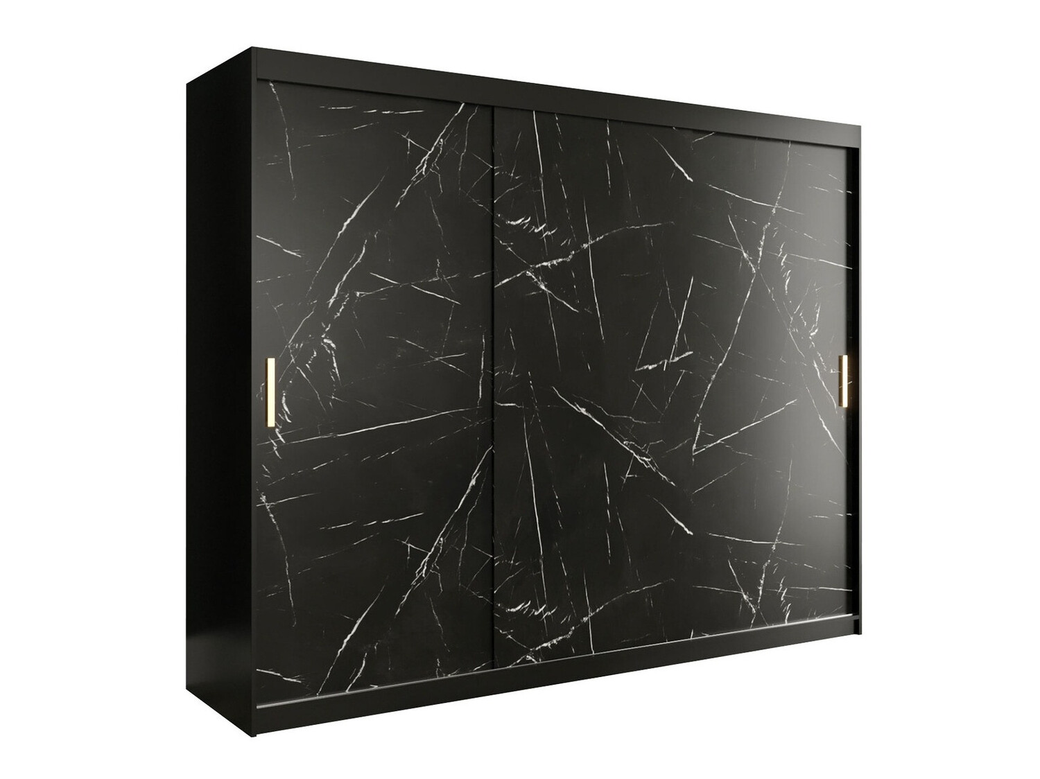 Riidekapp Hartford 251 (Matt must + Must marmor)