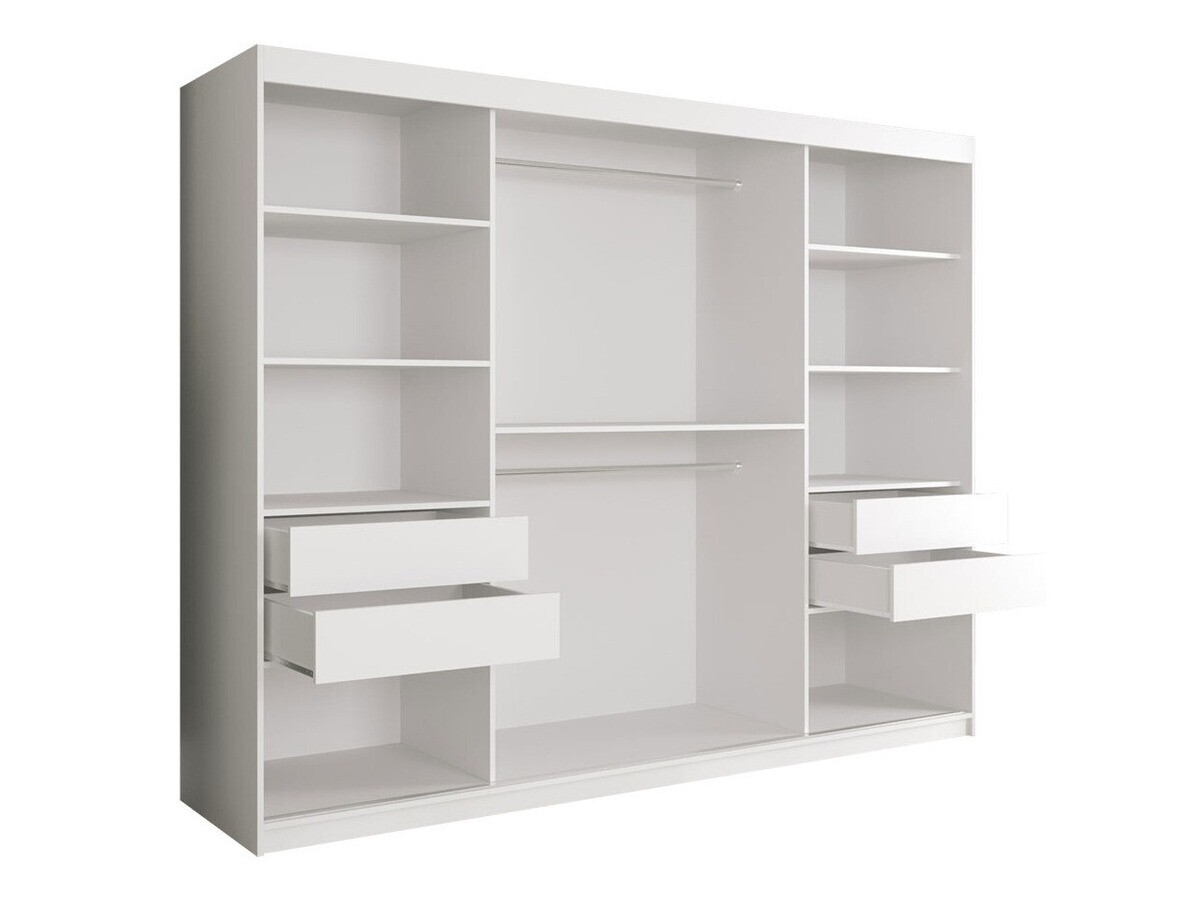 Riidekapp Hartford 251 (Matt must + Must marmor)