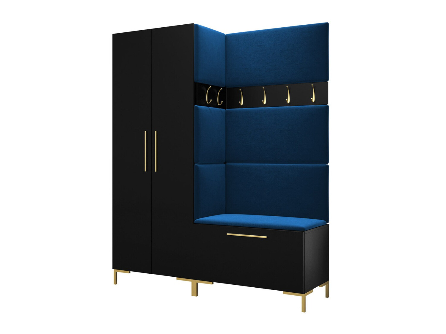 Esikukomplekt Tivsoa 100 (Must)