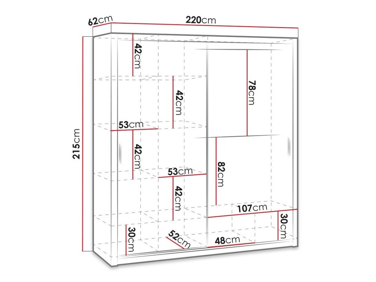 Riidekapp Catromi 110 (Artisan tamm)