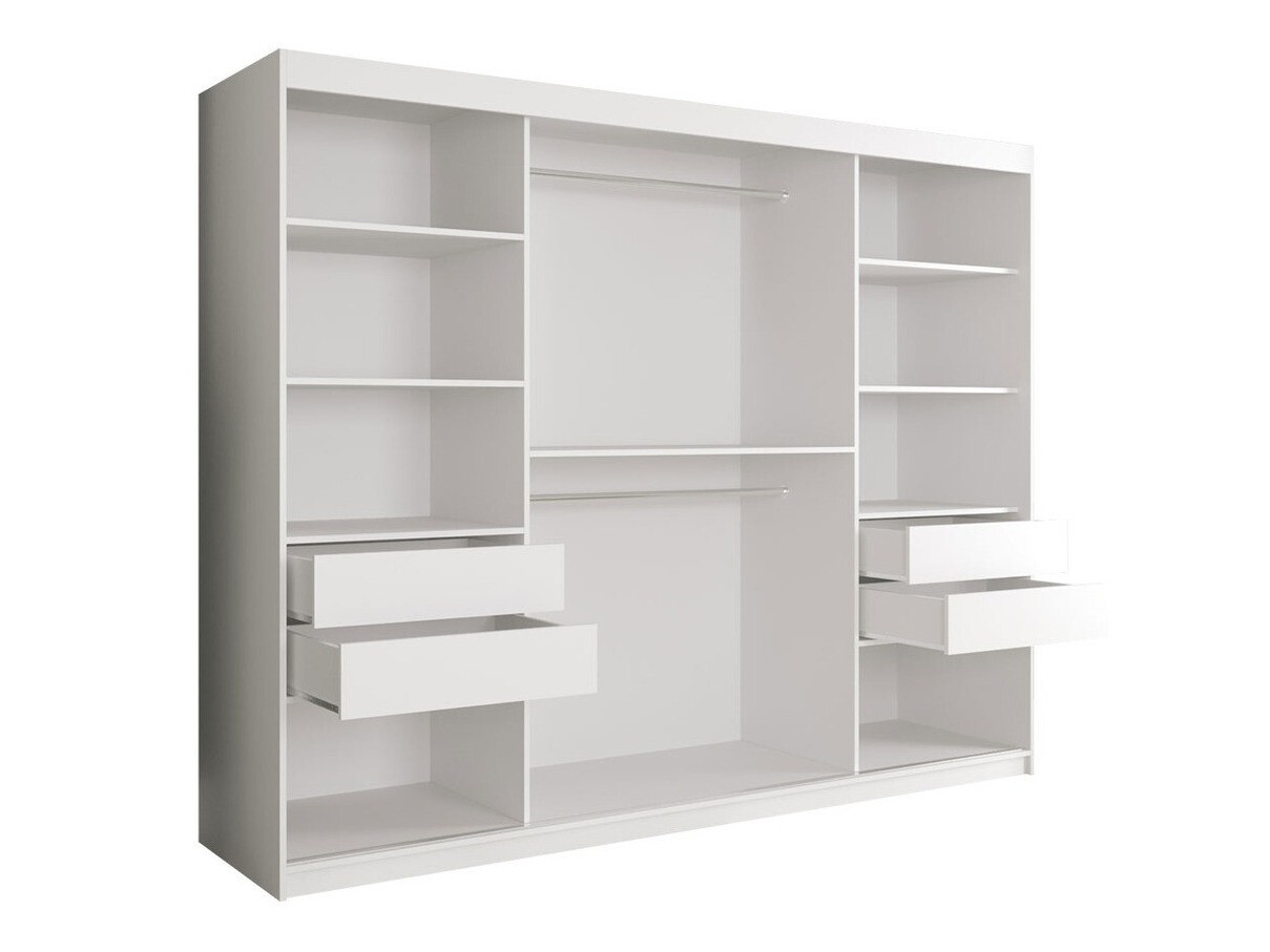 Riidekapp Hartford 257 (Matt must + Must marmor)