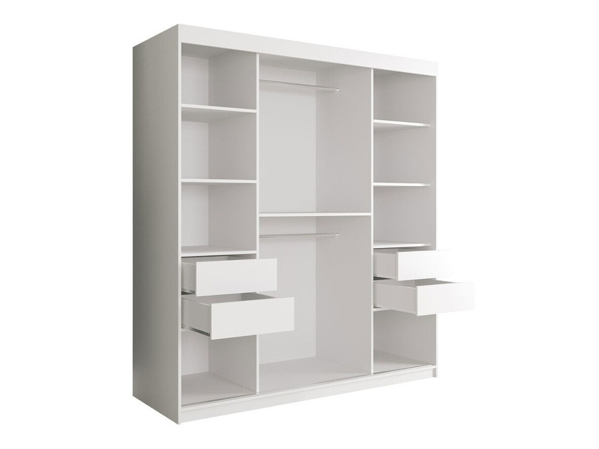 Riidekapp Hartford 243 (Matt must + Must marmor)