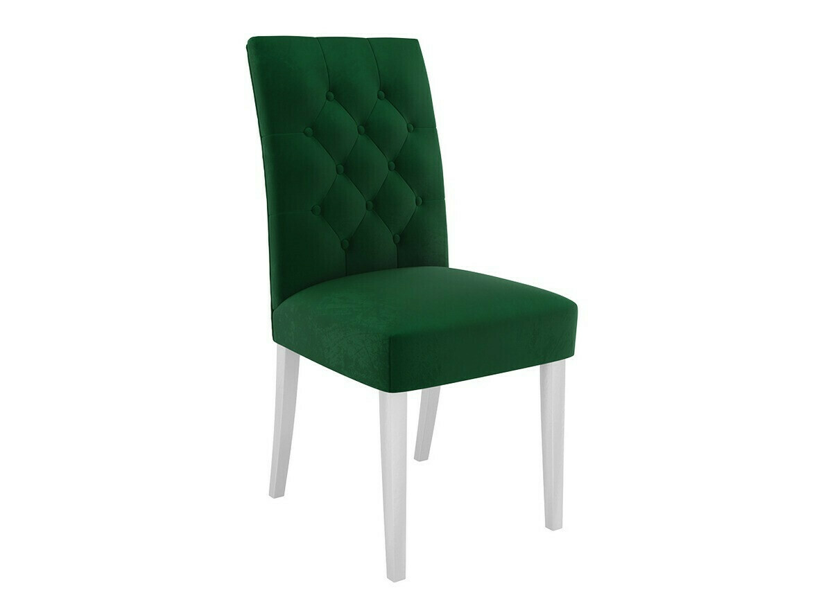 Söögitoakomplekt Racine 138 (Läikiv valge + Magic Velvet 2225)