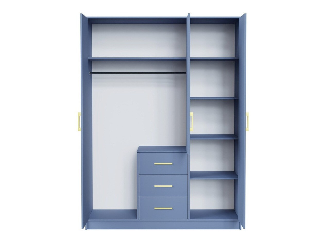 Riidekapp Dortivu 111 (Sinine)