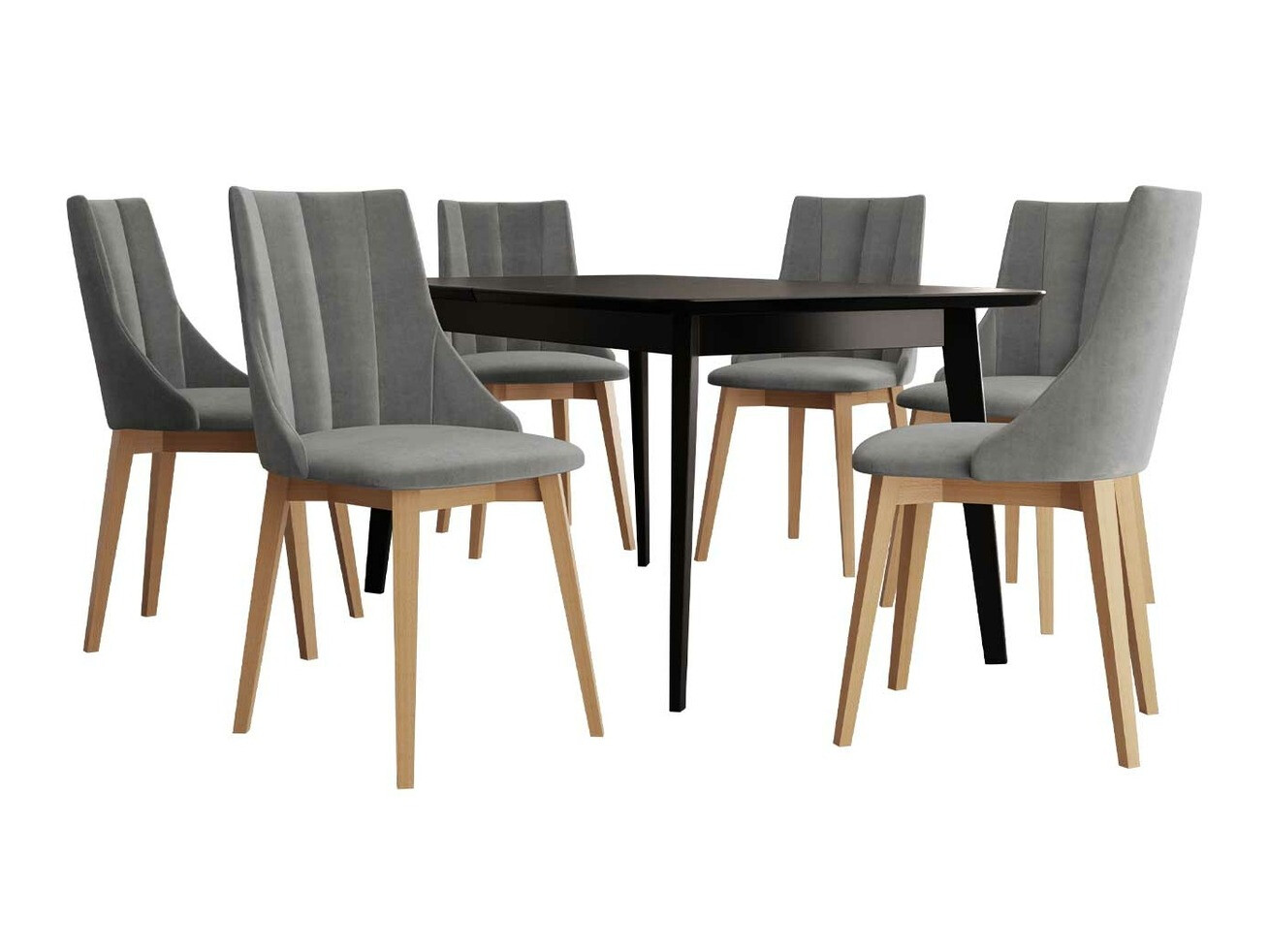 Söögitoakomplekt Racine 139 (Pruun + Magic Velvet 2217)