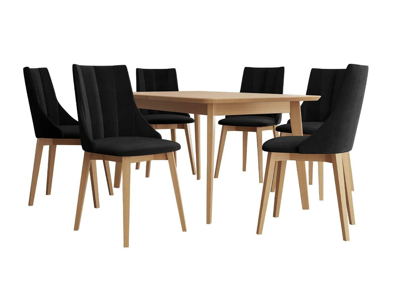 Söögitoakomplekt Racine 139 (Pruun + Magic Velvet 2219)