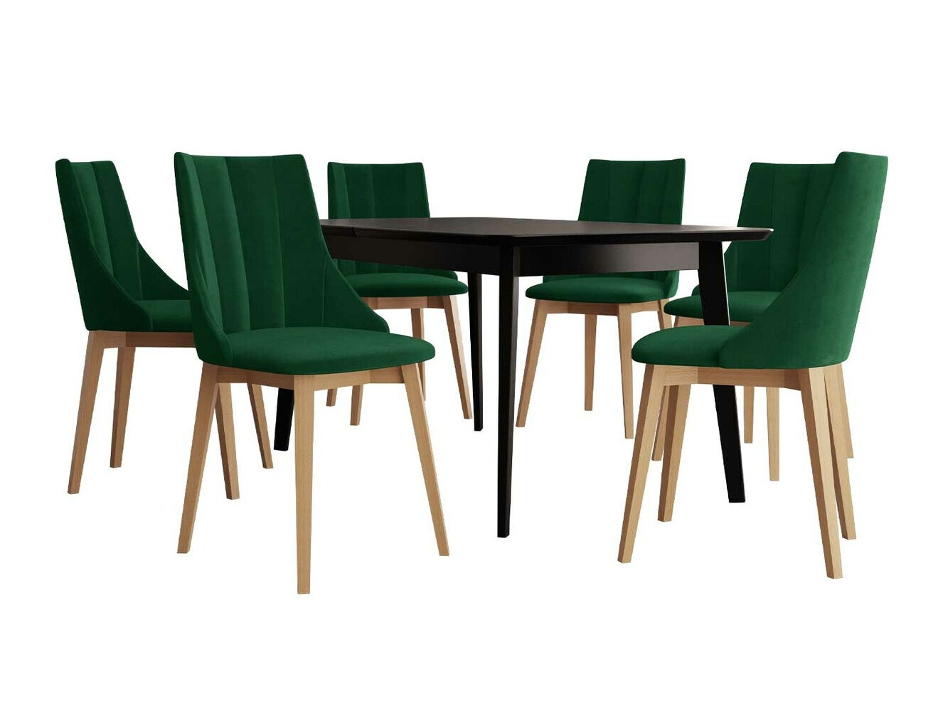 Söögitoakomplekt Racine 139 (Pruun + Magic Velvet 2225)