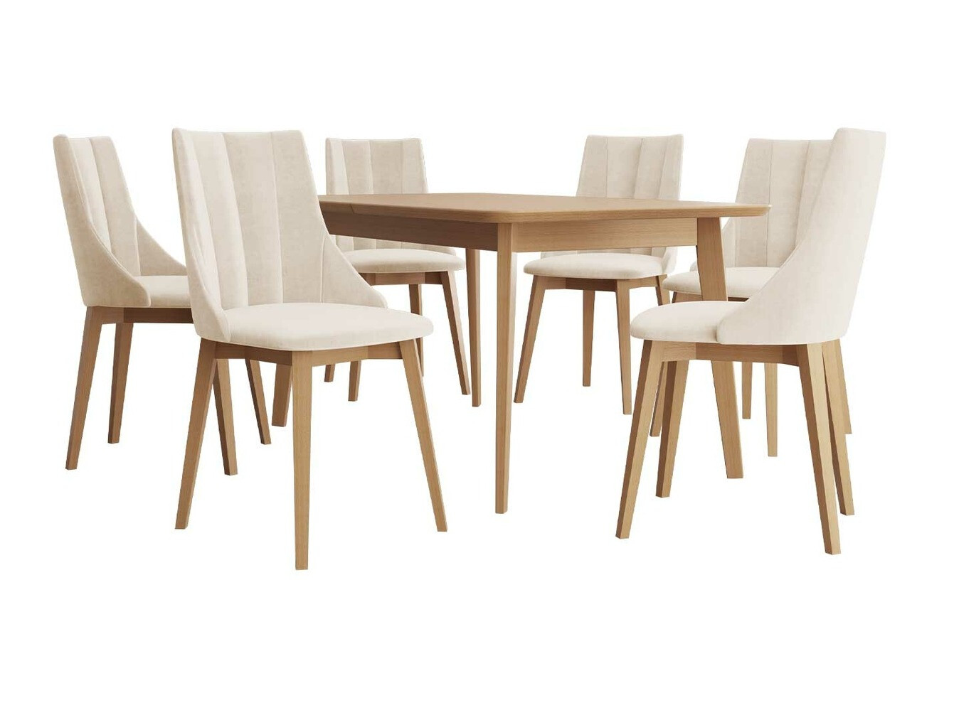 Söögitoakomplekt Racine 139 (Pruun + Magic Velvet 2250)