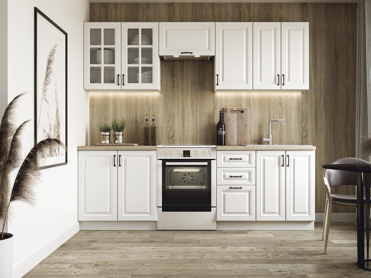 Köögikomplekt Houston 1877 (Valge)