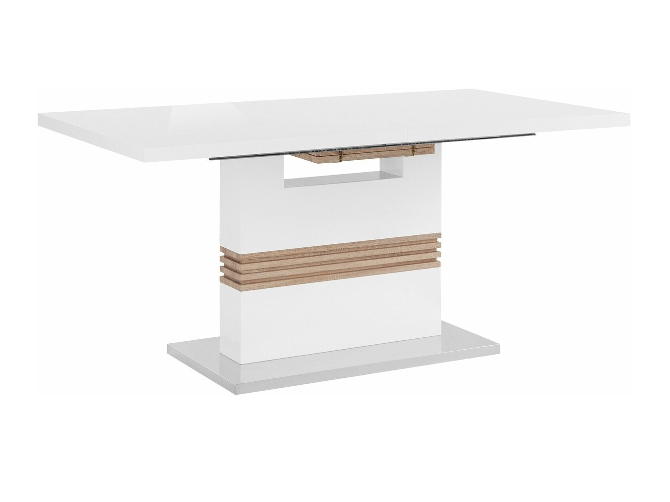 Söögitoakomplekt Denton 633 (Must + Hõbedane)