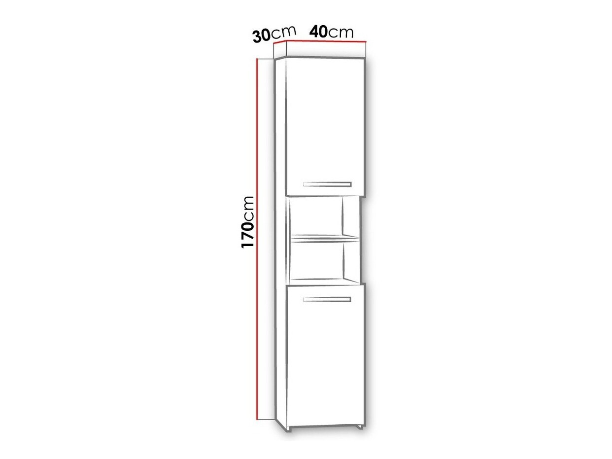 Vannitoa põrandakapp Comfivo Piscator I