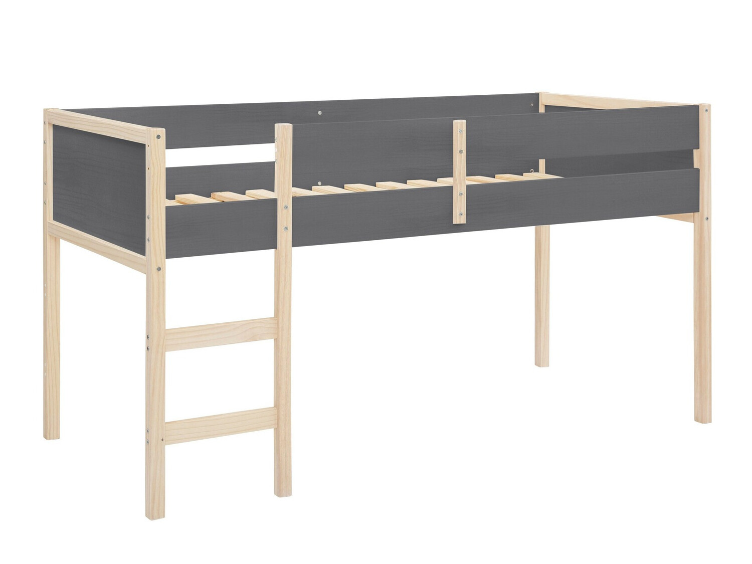 Kõrge voodi Fenmele 103 (Hall + Ere puit)