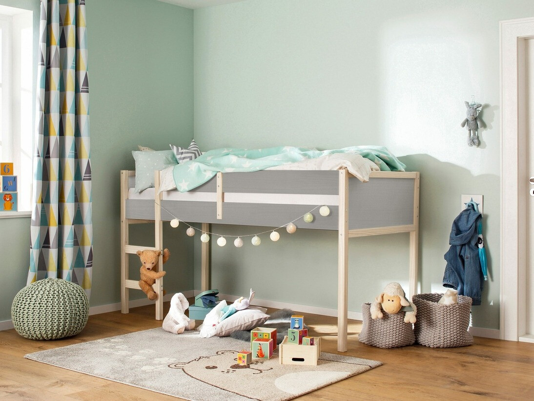 Kõrge voodi Fenmele 103 (Hall + Ere puit)