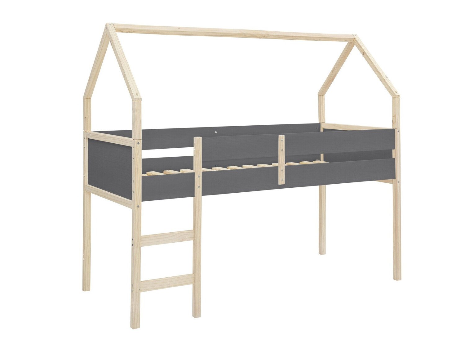 Kõrge voodi Fenmele 104 (Hall + Ere puit)