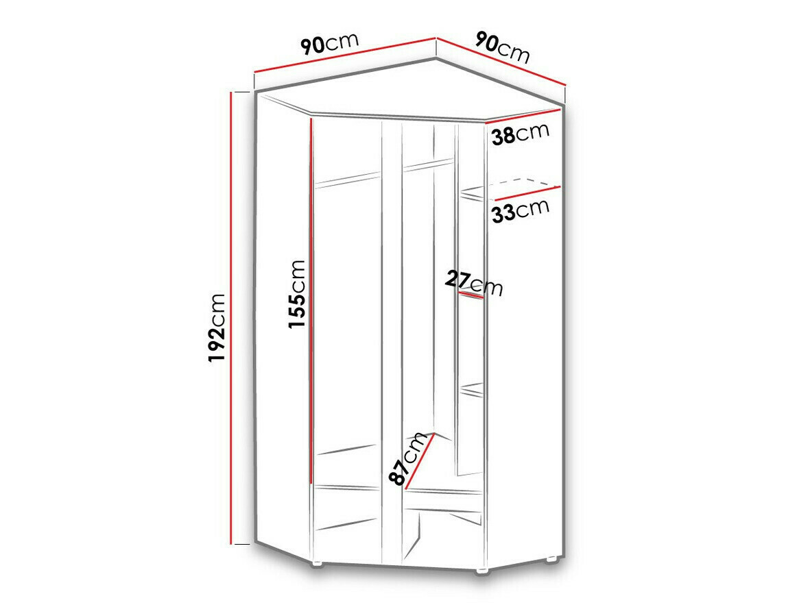 Nurgariidekapp Levtala 102 (Antratsiit + Valge + Roosikarva)