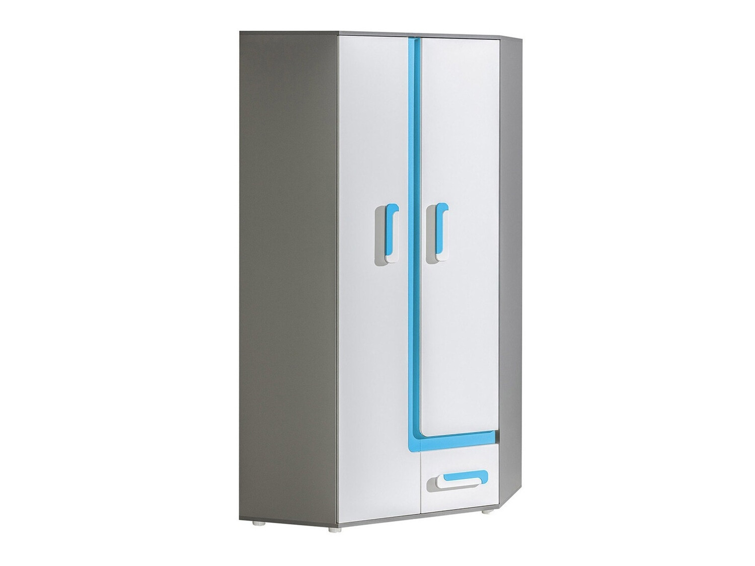 Nurgariidekapp Levtala 102 (Antratsiit + Valge + Türkiis)