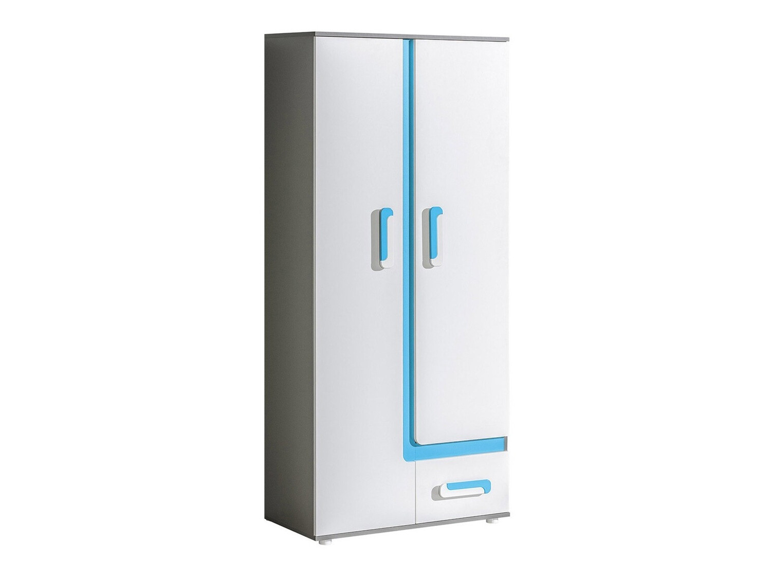 Riiul Levtala 103 (Antratsiit + Valge + Türkiis)