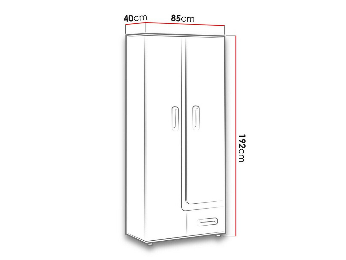 Riiul Levtala 103 (Antratsiit + Valge + Türkiis)