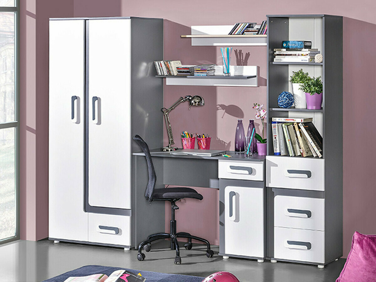 Riiul Levtala 105 (Antratsiit + Valge)