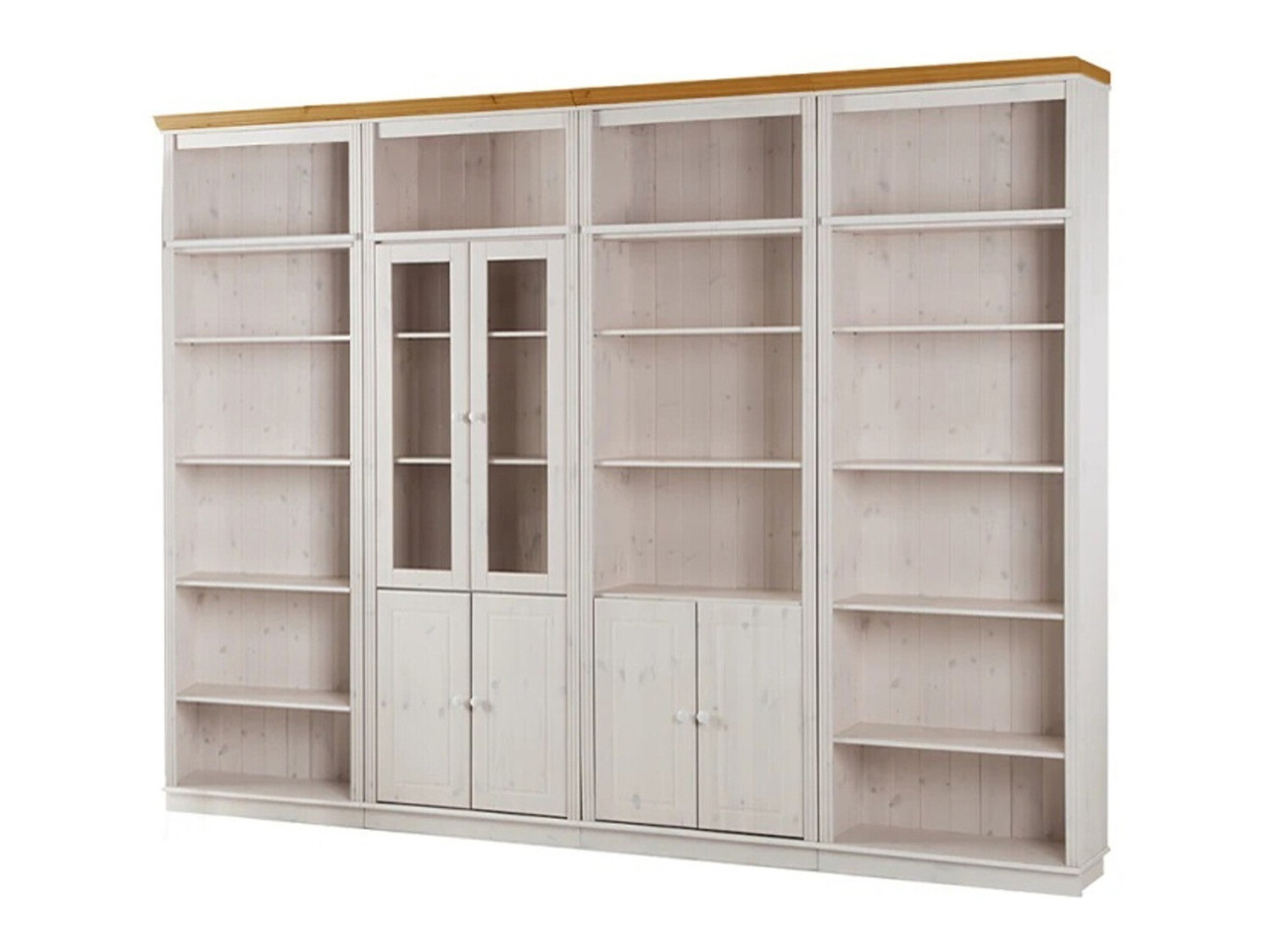 Riiulikomplekt Saltoro 112 (Valge + Mee tamm)