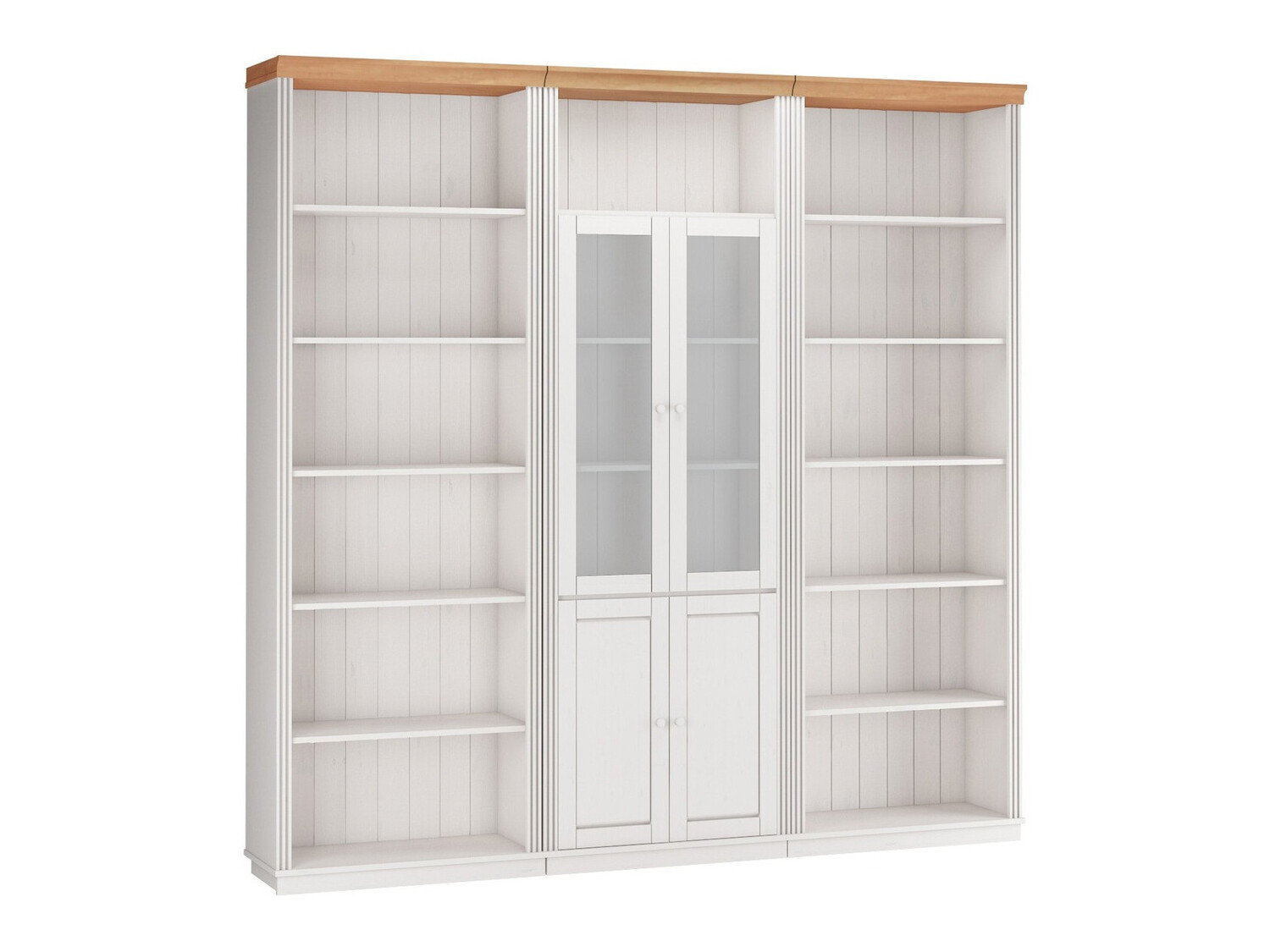 Riiulikomplekt Saltoro 113 (Valge + Mee tamm)