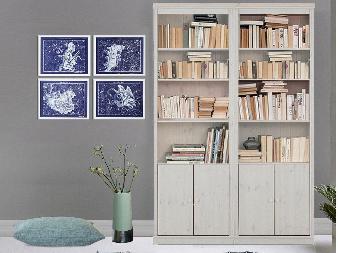 Riiulikomplekt Saltoro 115 (Valge)