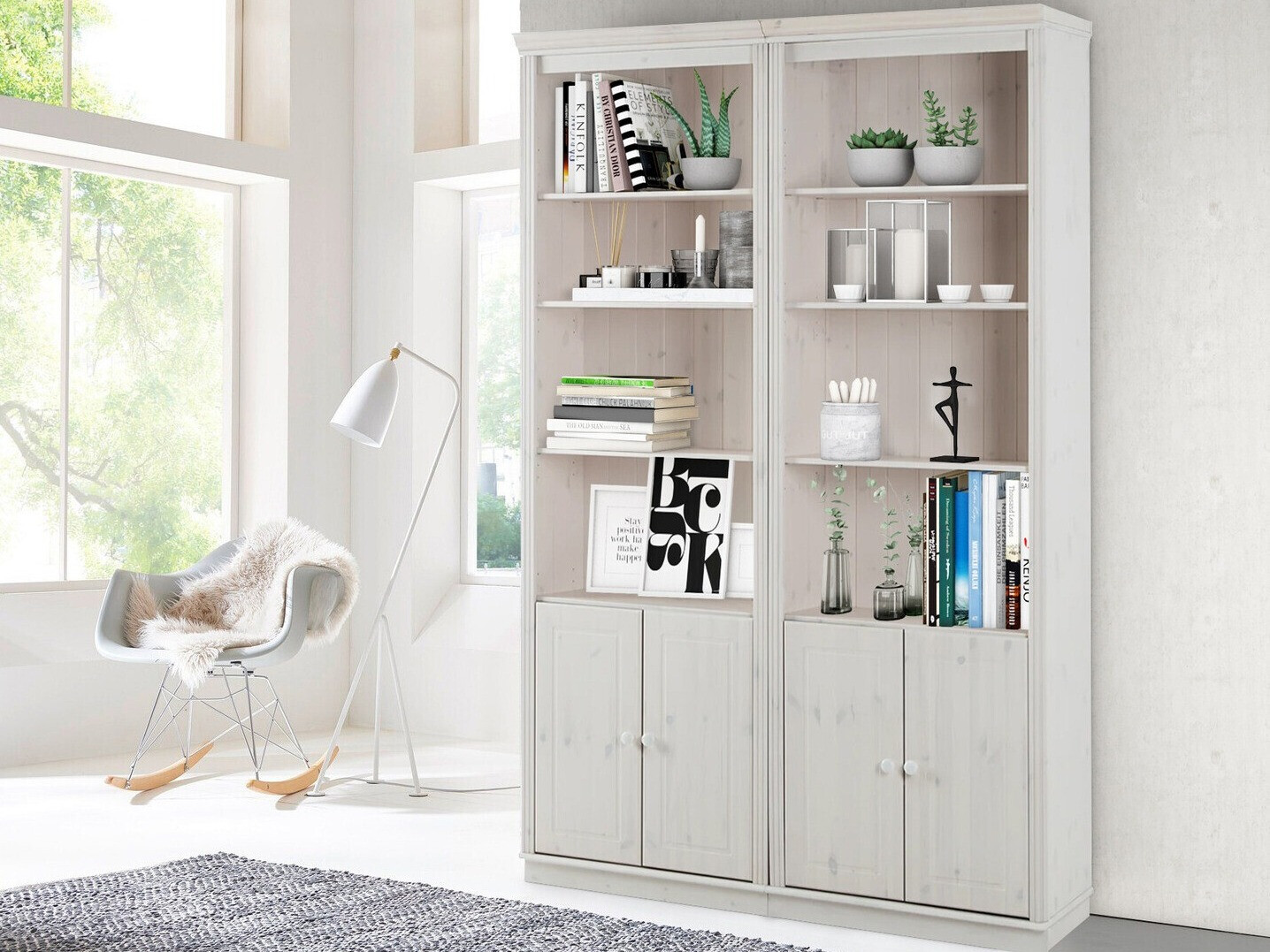 Riiulikomplekt Saltoro 115 (Valge)