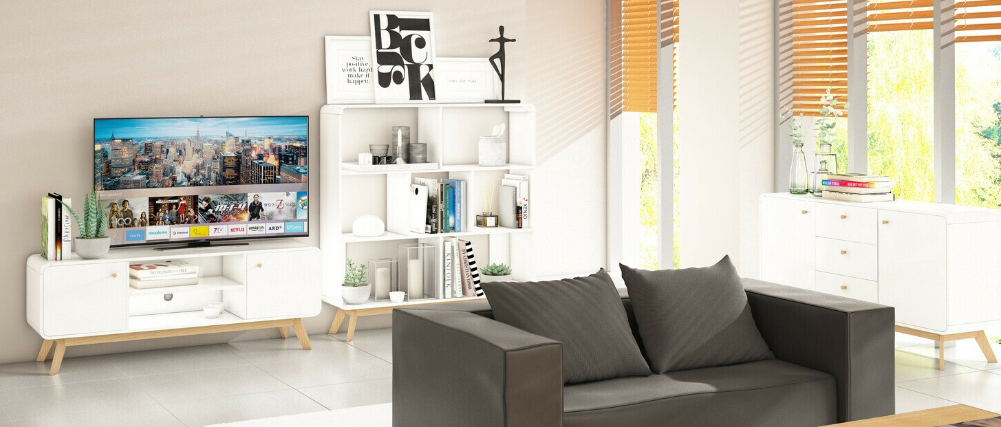 Kummut Elbtena 110 (Valge + Tamm)