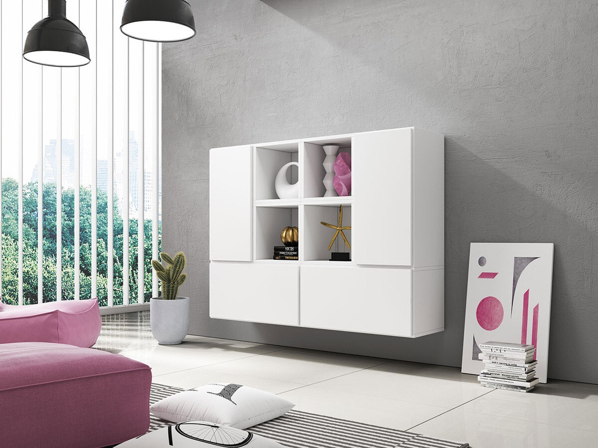 Köögikappide komplekt Corbele 124 (Valge)