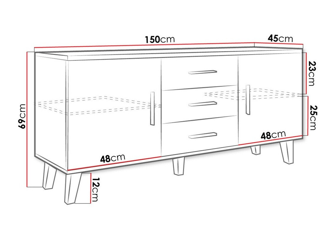 TV-alus Larfloi 107 (Wotani tamm + Must)