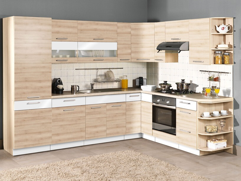 Sahtli ja ustega moodulkapp Mode Beech 109