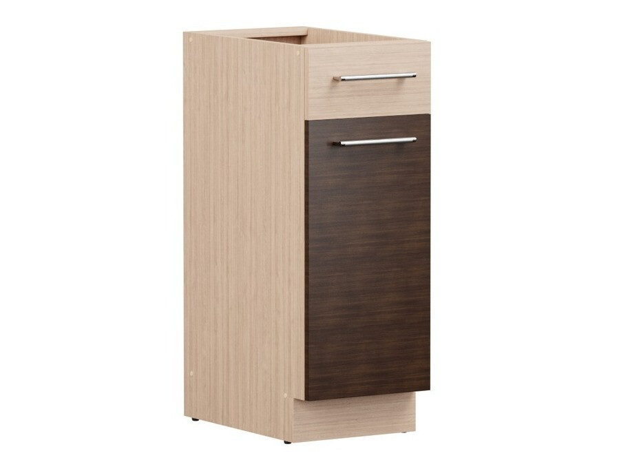 Sahtli ja ustega moodulkapp Mode Dark 109