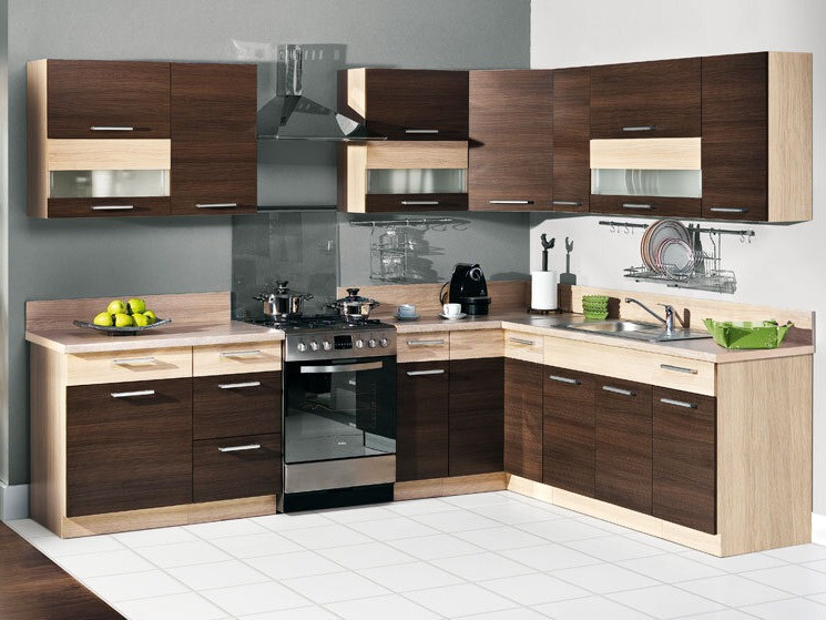 Sahtli ja ustega moodulkapp Mode Dark 109