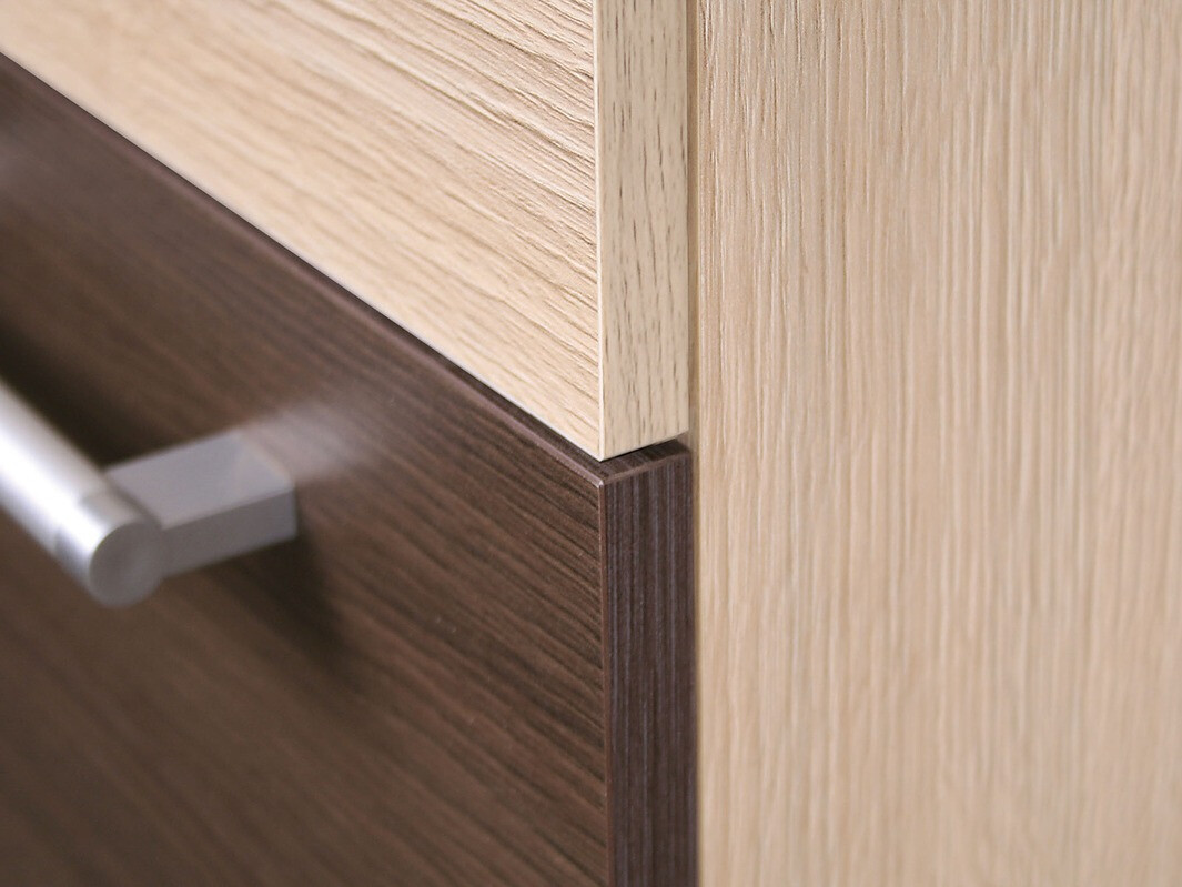 Sahtli ja ustega moodulkapp Mode Dark 109