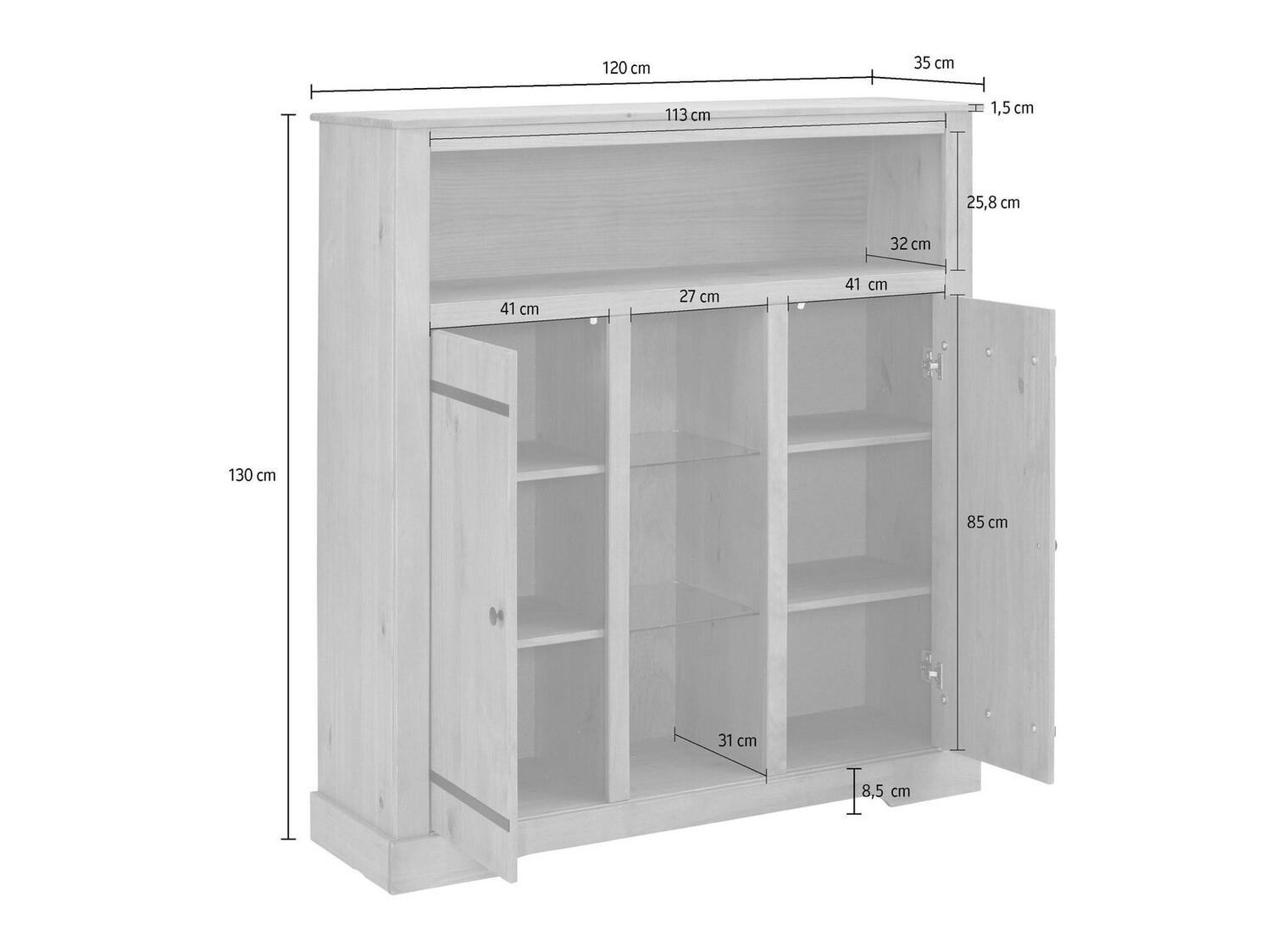 Kapp Rometri 101 (Valge)