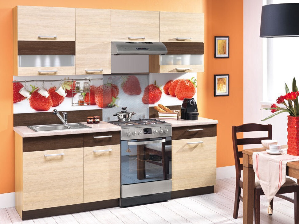 Sahtli ja ustega moodulkapp Mode Light 110