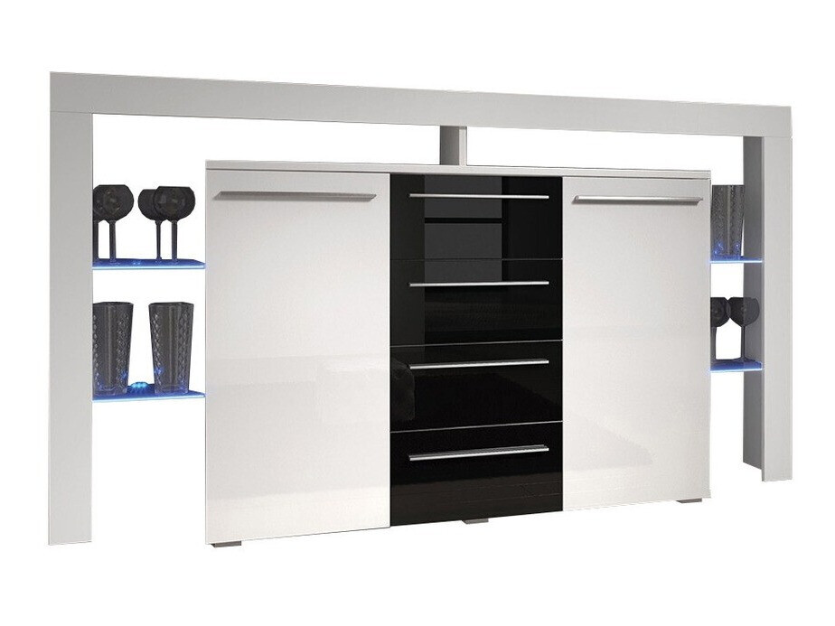 Kummut Nashville 106 (Valge + Läikiv must)