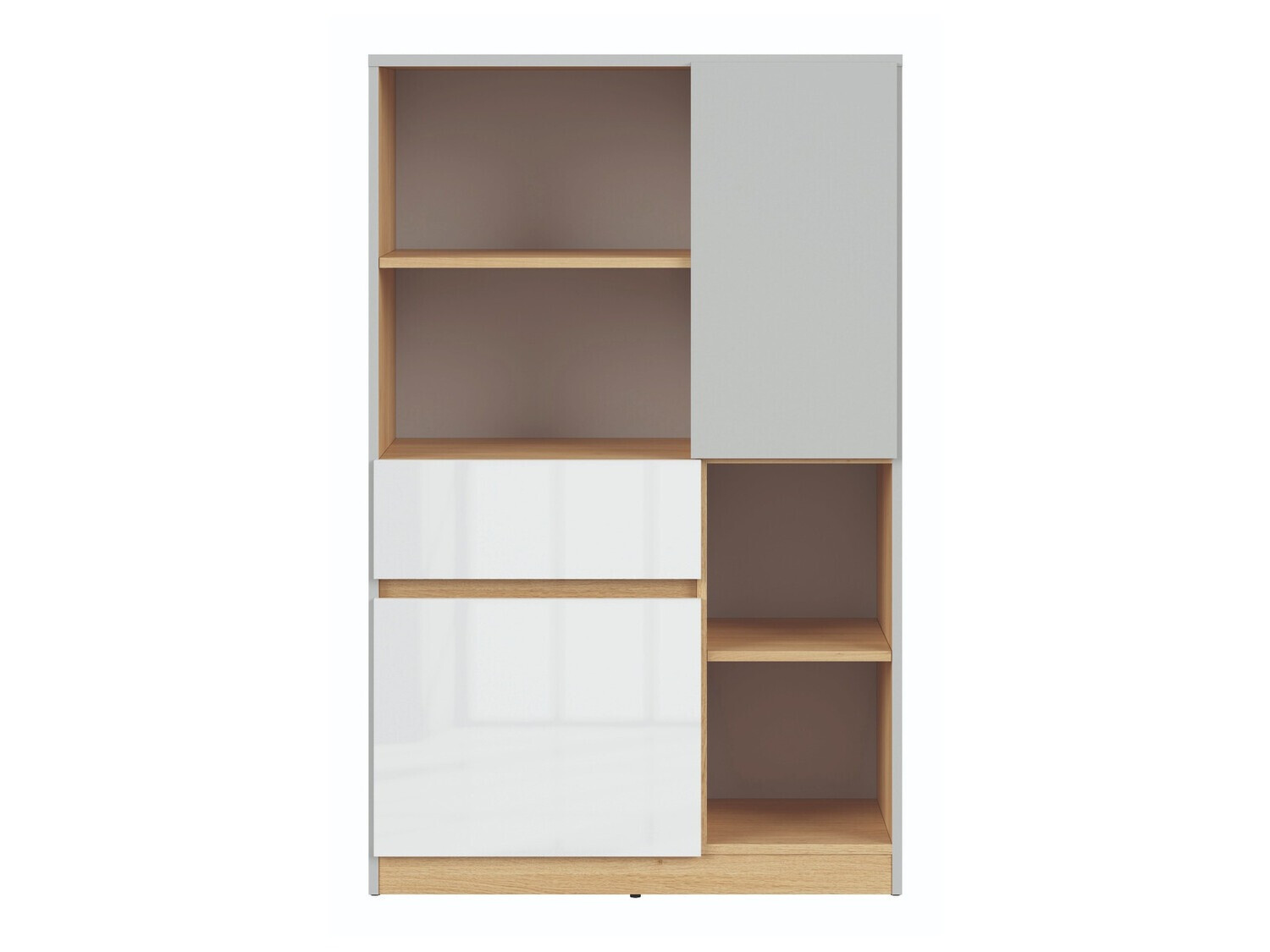 Riiul Nuevaru 101 (Läikiv valge)