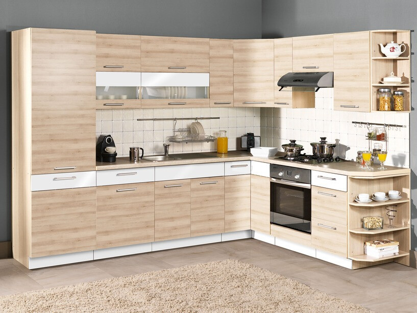 Sahtli ja ustega moodulkapp Mode Beech 113