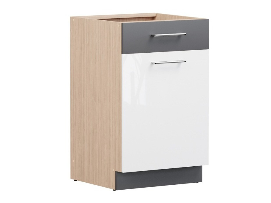 Sahtli ja ustega moodulkapp Mode White 112