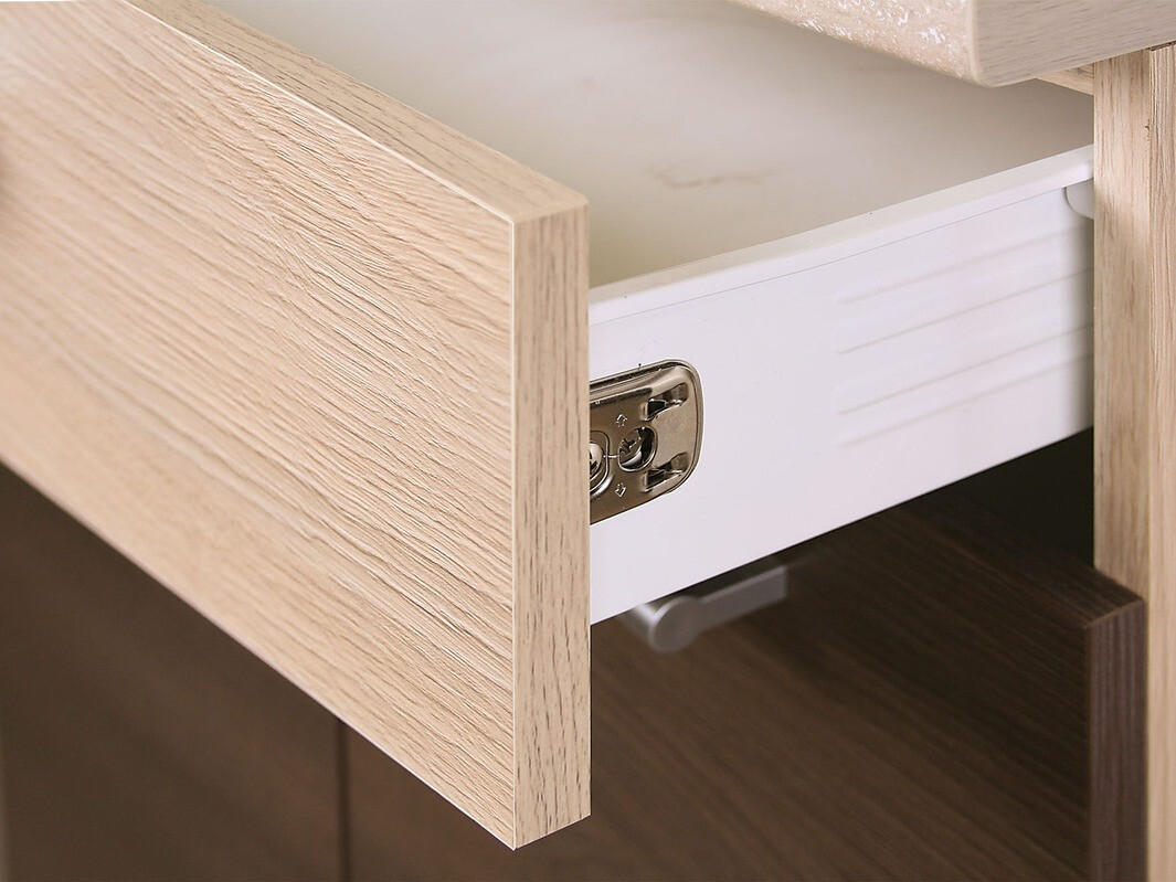 Sahtli ja ustega moodulkapp Mode White 113