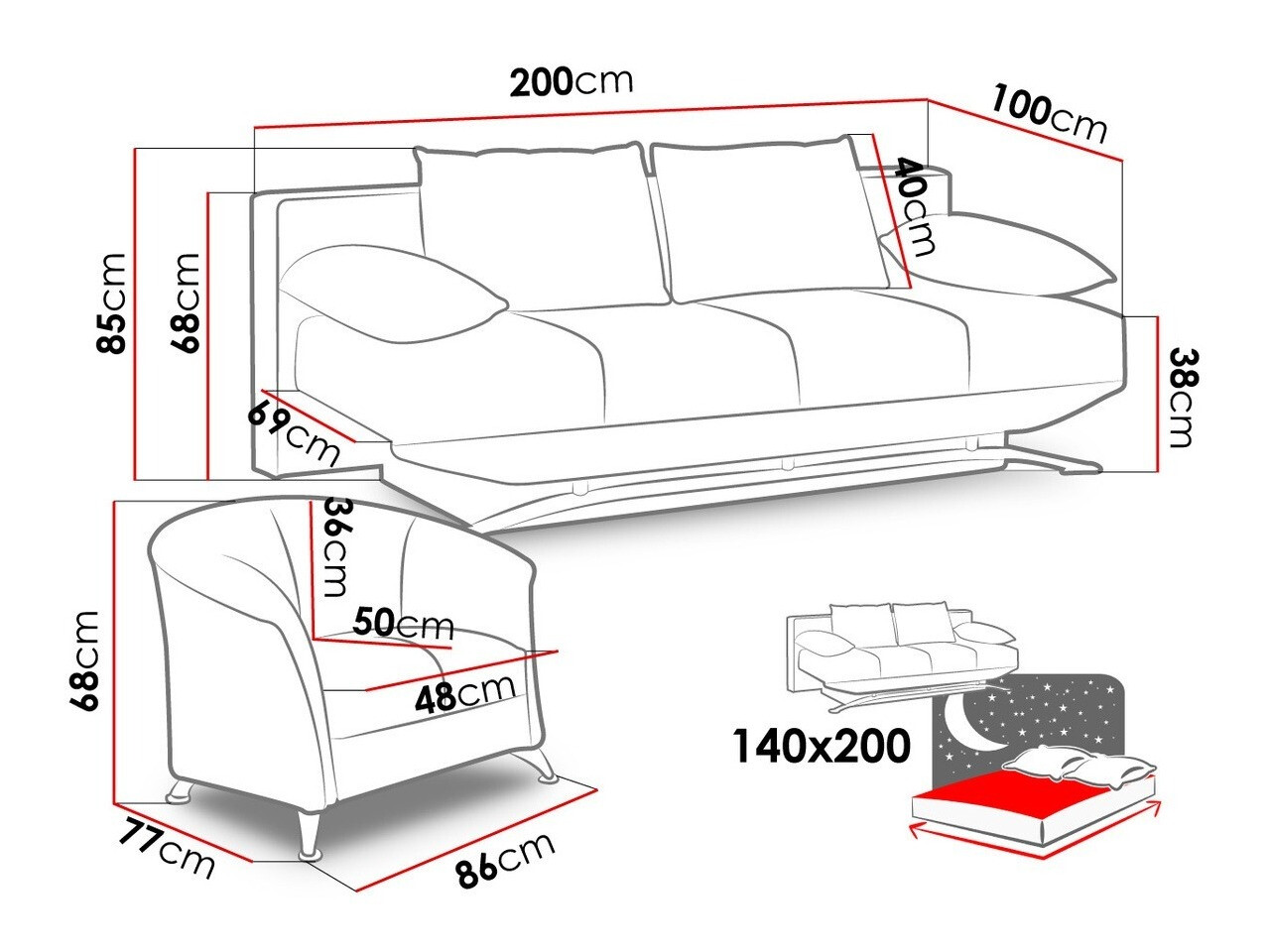 Pehme mööbli komplekt Providence 102 (Soft 020)
